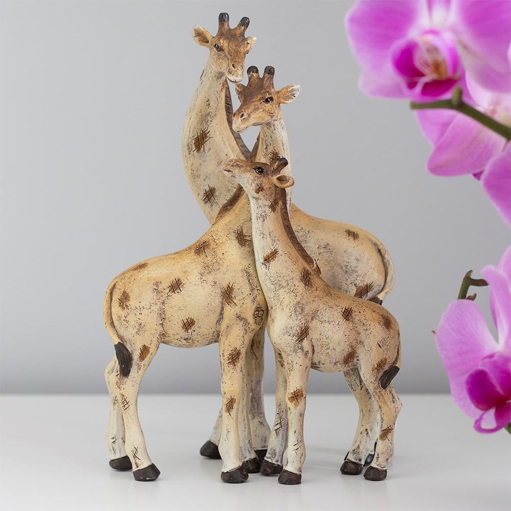 Something Different - Spotted Giraffe Family Dekorative Figur - Mehrfarben